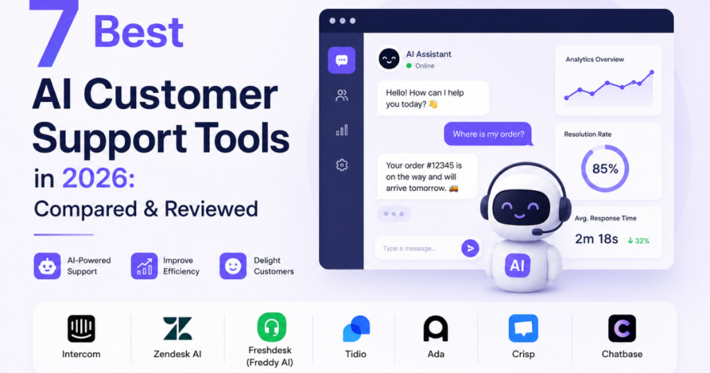 7 Best AI Customer Support Tools in 2026 Compared & Reviewed